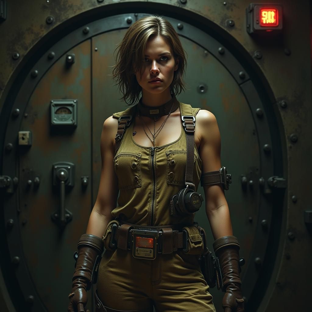 Fallout Vault Dweller Lucy Maclean in Apocalyptic World