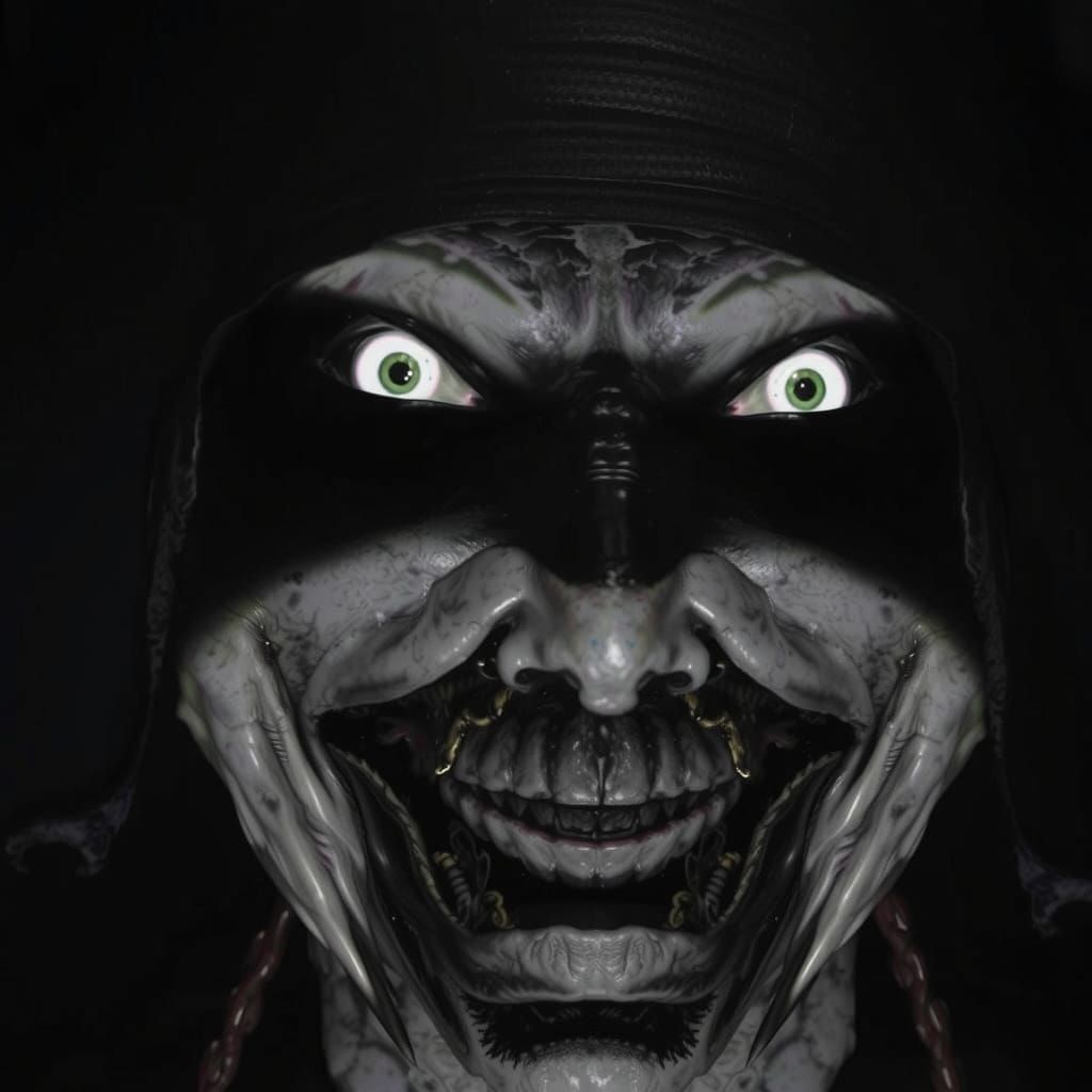 Grotesque Alien Whispers Secrets in Gothic Chamber