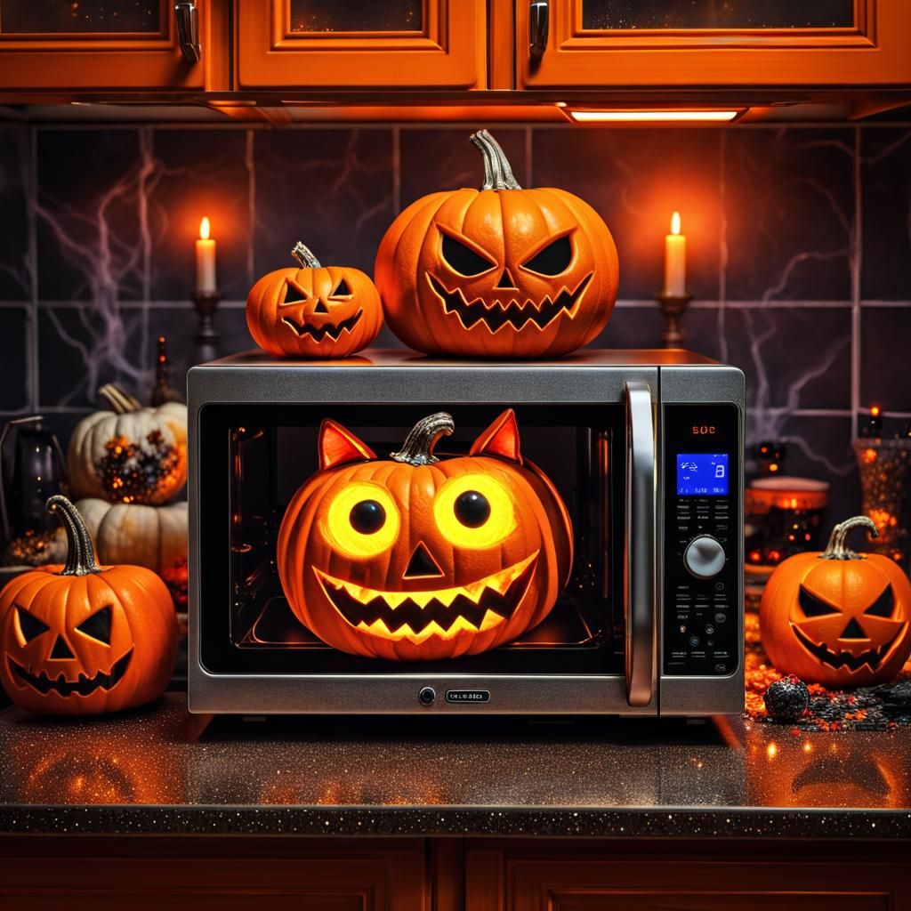 Halloween Microwave Oven