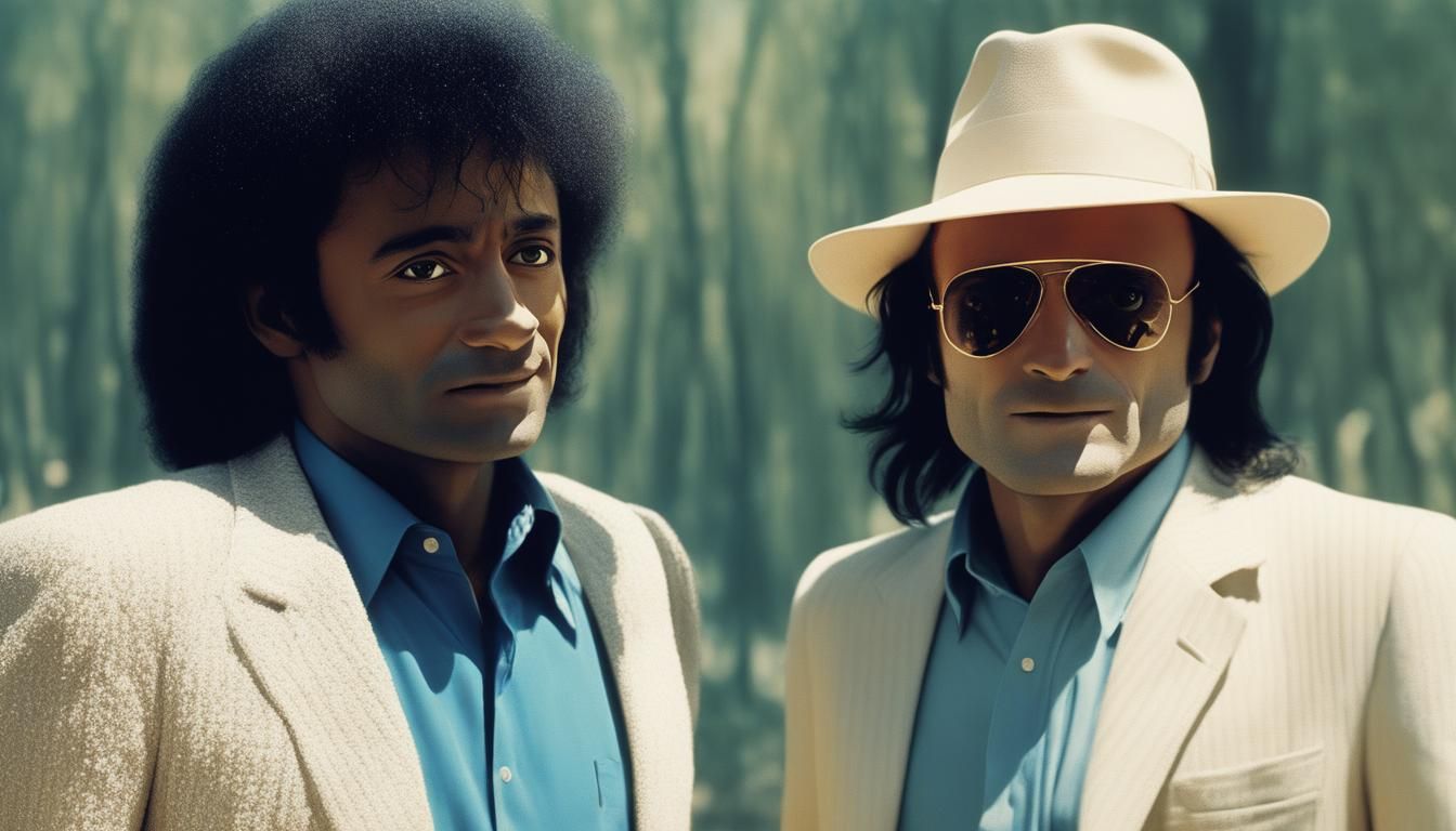 Phil Collins & Michael Jackson Morph in 70s Style