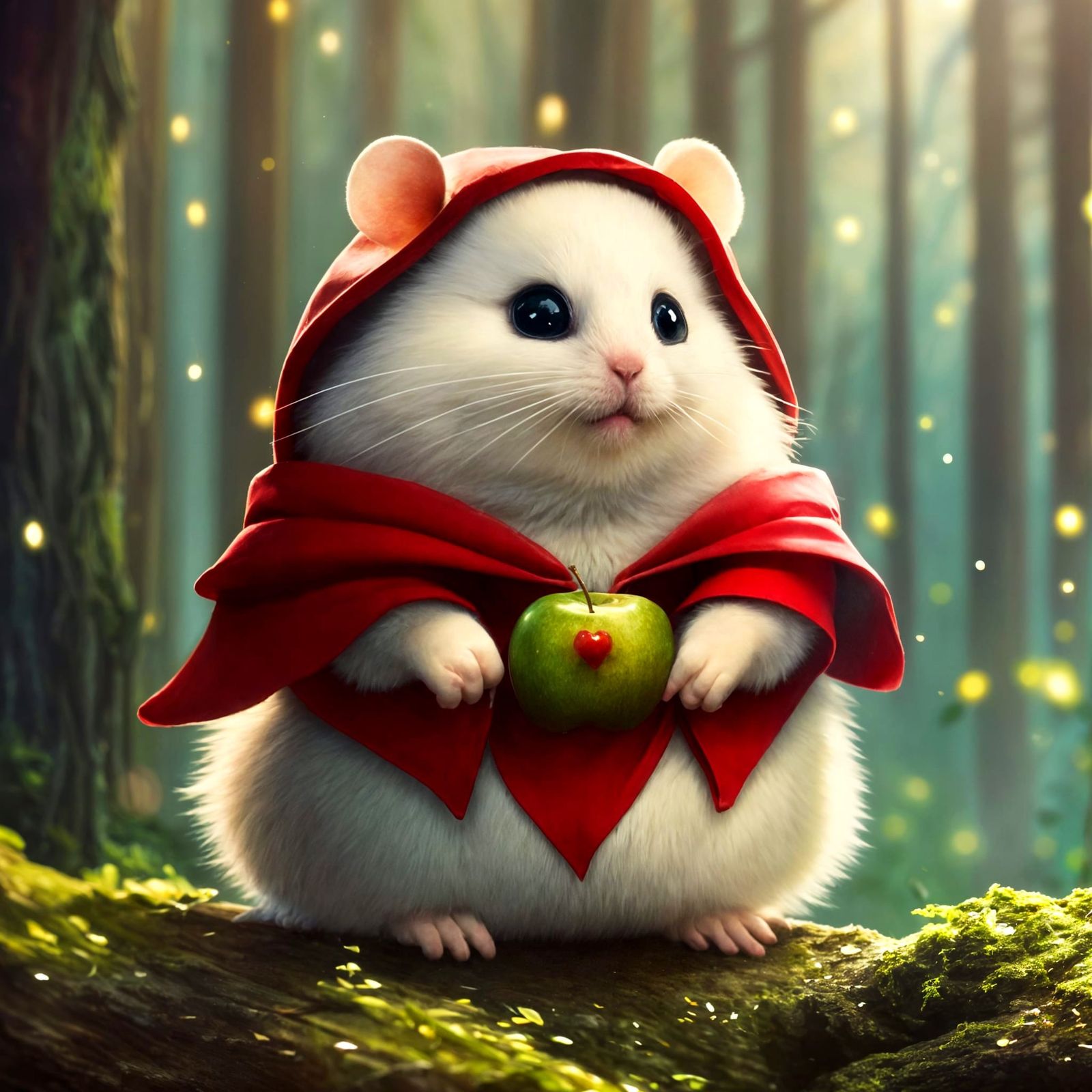 “Chubby? But I want more apples!” 🐹🥲🍎