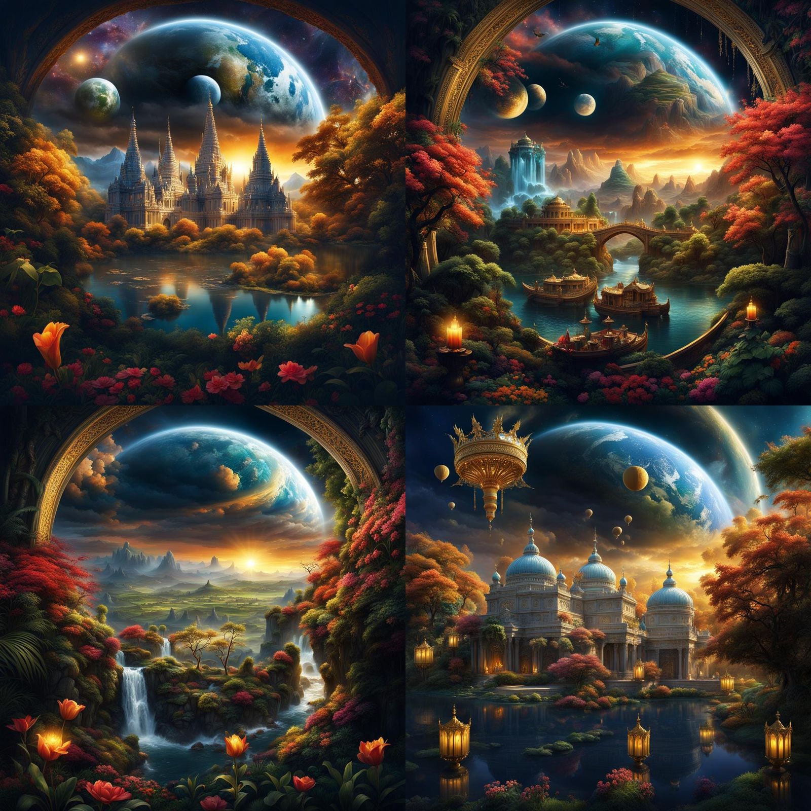 Gardens of Eden: Detailed Matte Painting