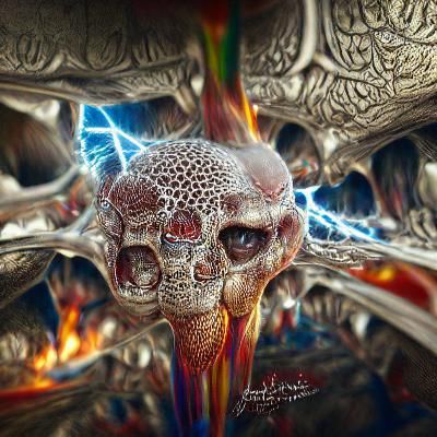 Skull - Abstract to Reality - Artistic Evo 01