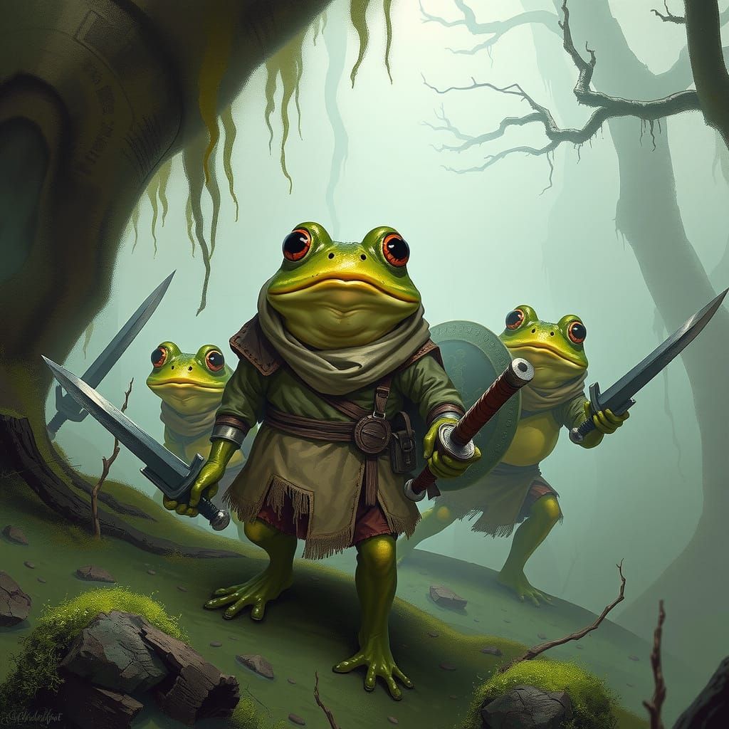 Rebel Amphibians Rise in a Dystopian Swamp