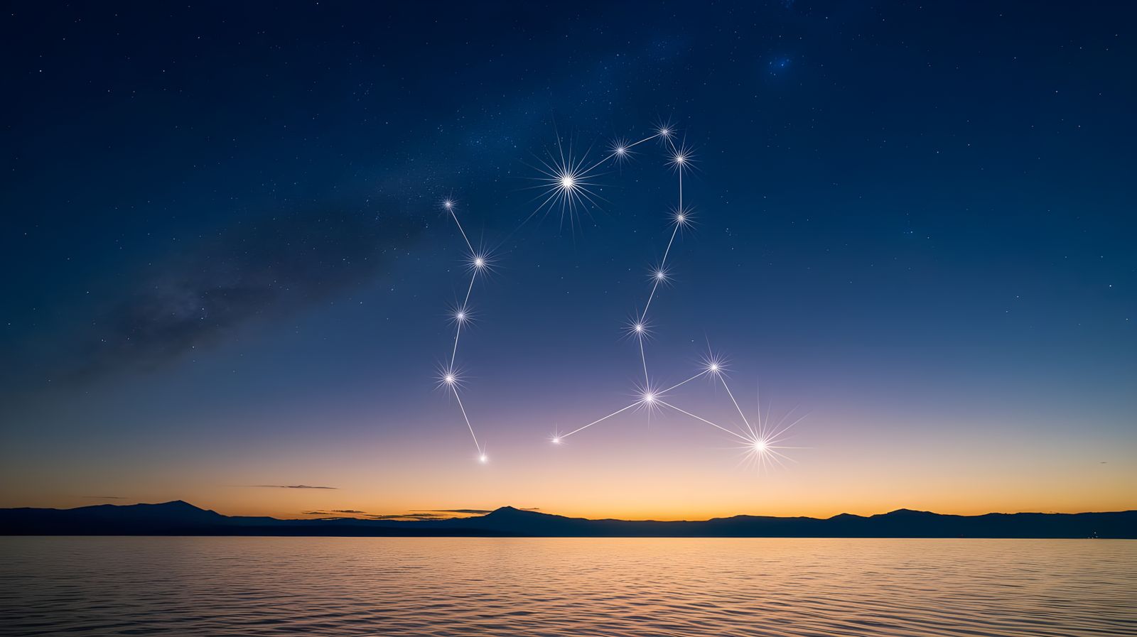 Vibrant Constellation of Pisces in Celestial Splendor
