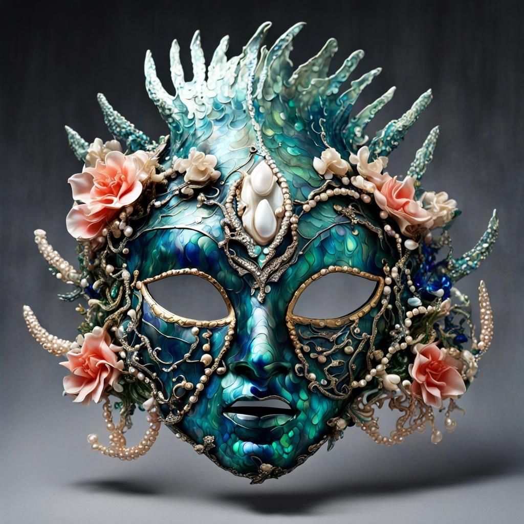 Ocean Majesty: Mythical Sea Creature Mask