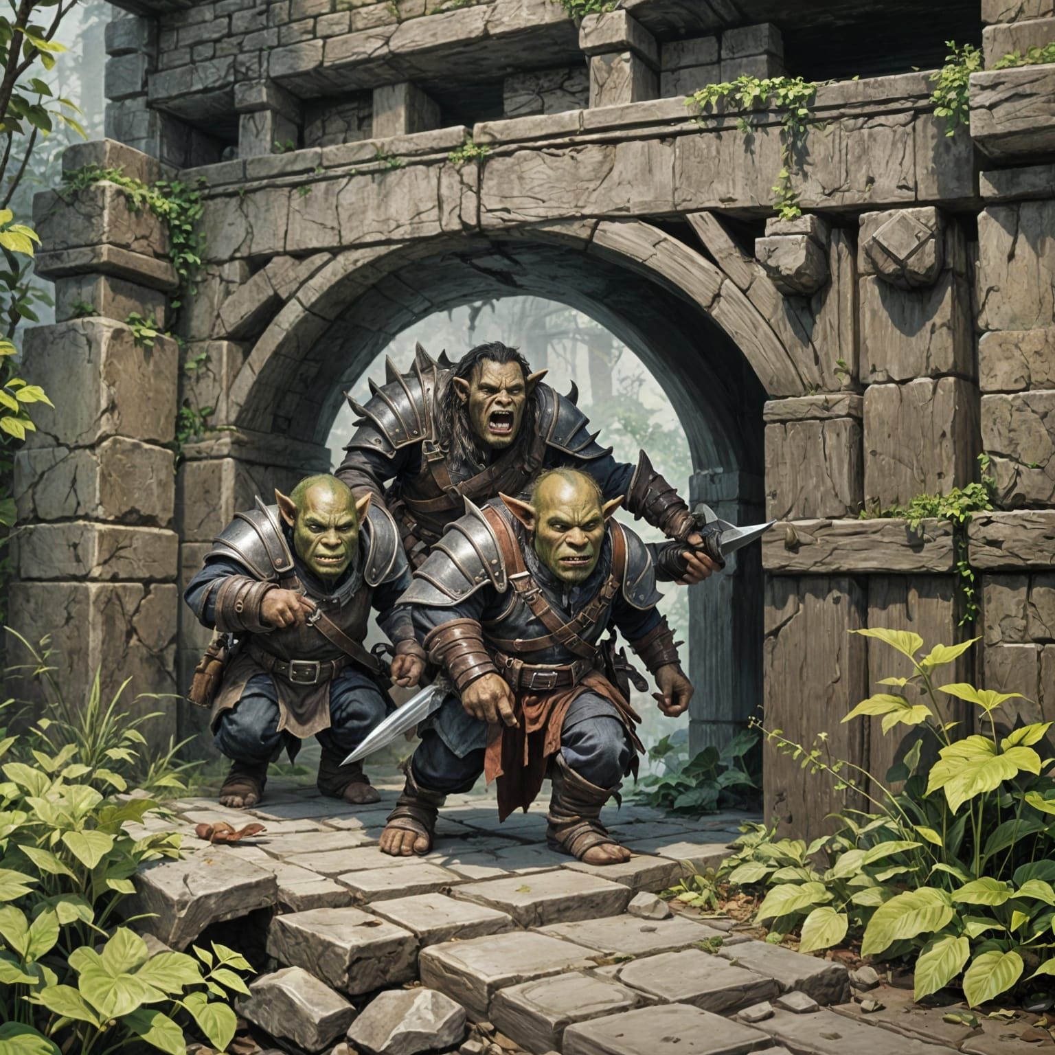 Halflings in Shadow: Orc Search Under the Bridge