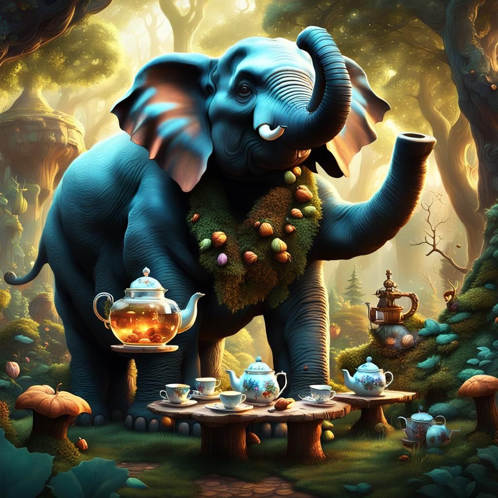 Enchanted Forest Tea Party with Acorn Cups