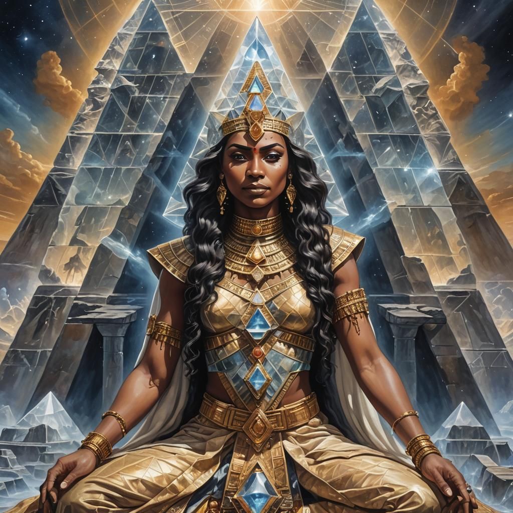 Balanced Divine Feminine and Masculine Portrait