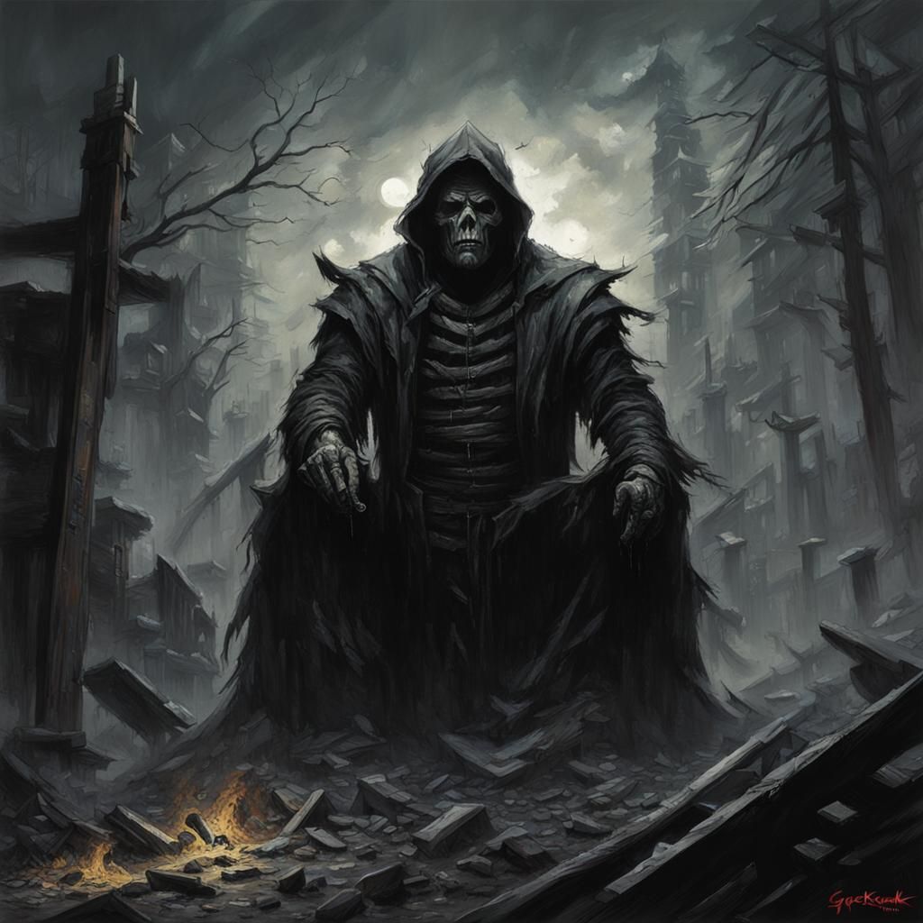 Sinister Portrait of Unforgettable Man