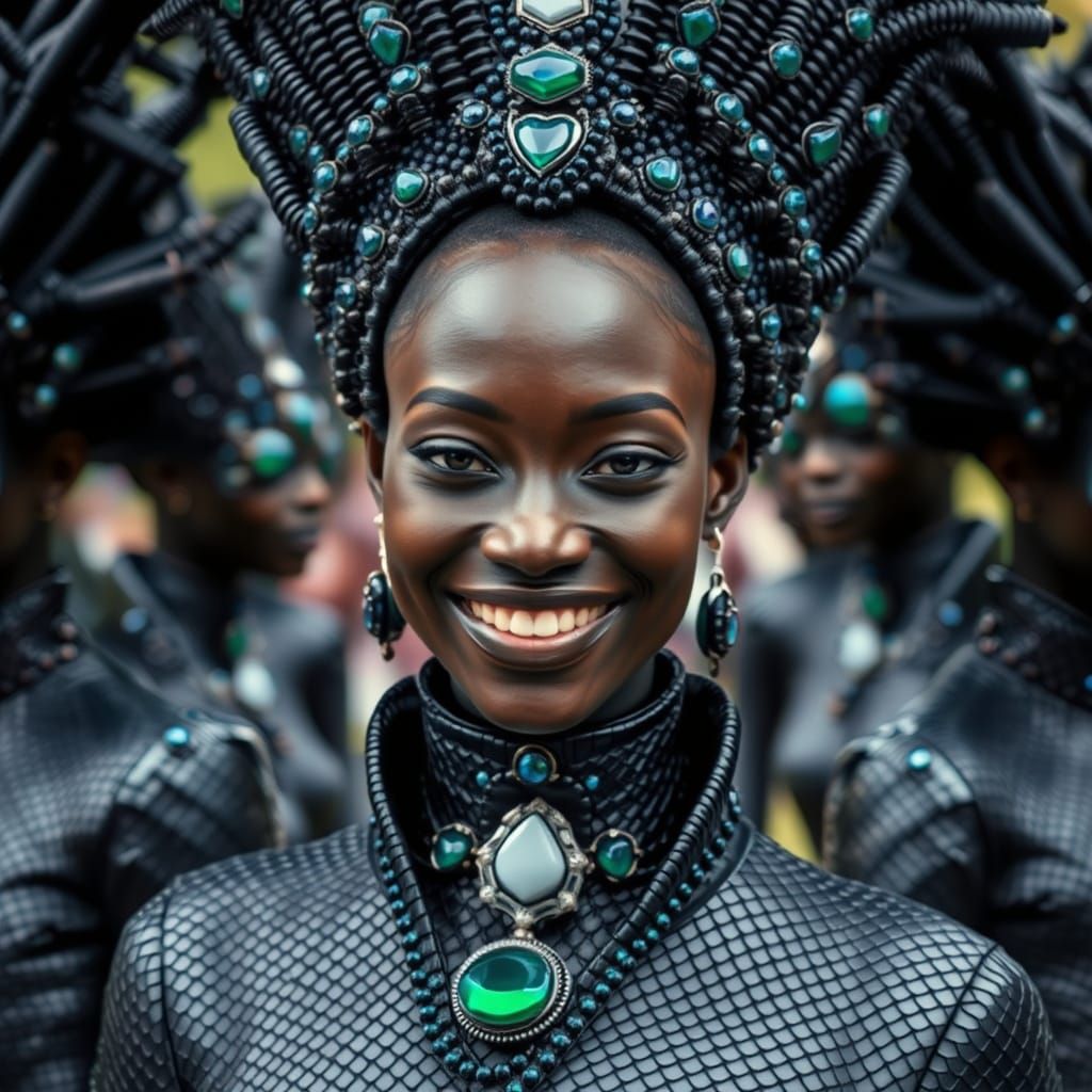 Land Art in Central Park: Futuristic Fashion Show