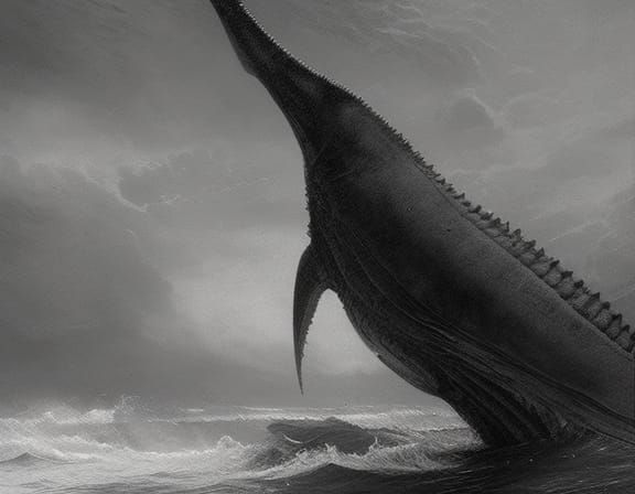 plesiosaur horror Gustave Doré Greg Rutkowski