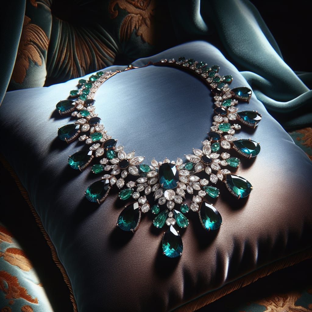 Exquisite Crystal Necklace Fit for a Princess