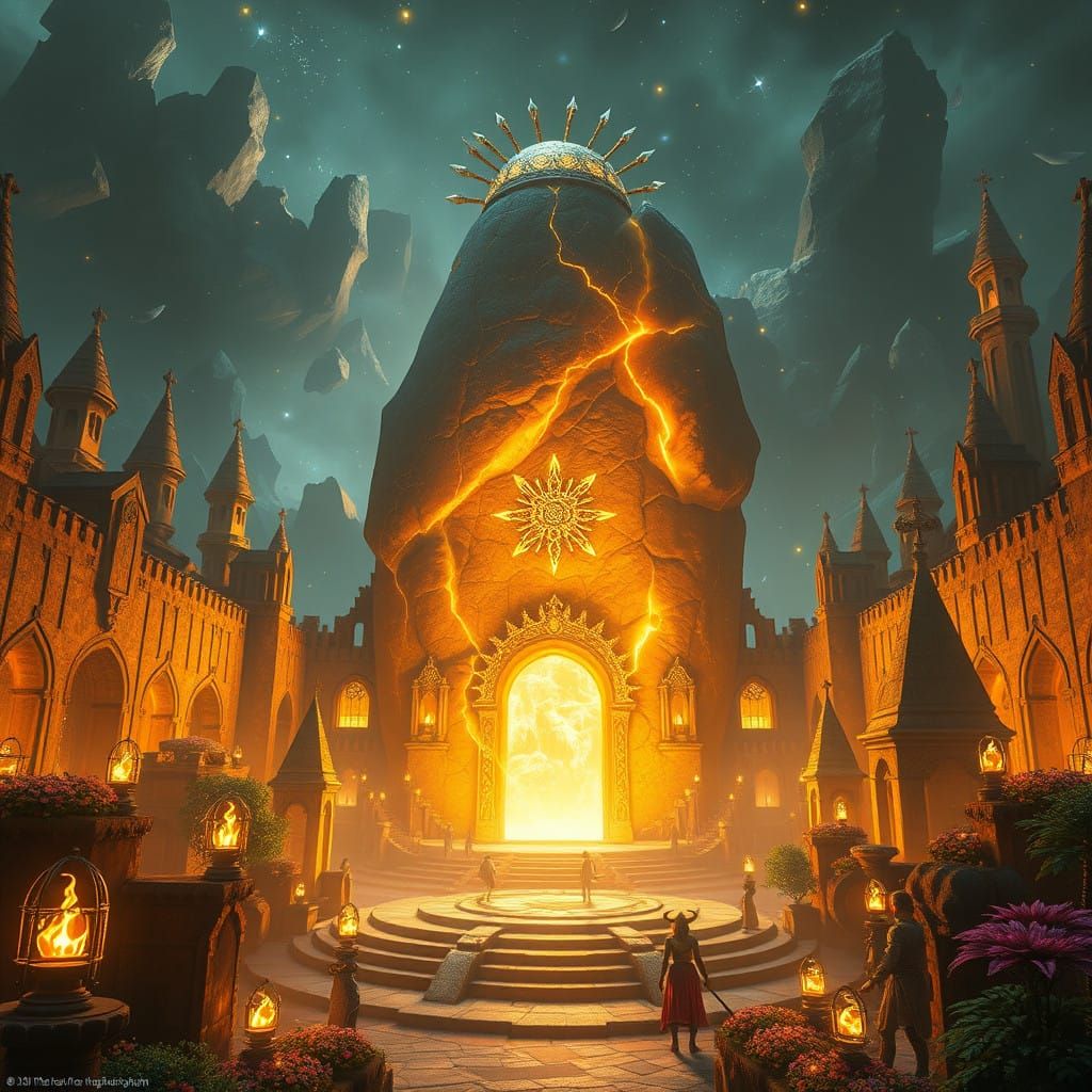 Miscarcand's Grand Revival in Warm, Golden Light