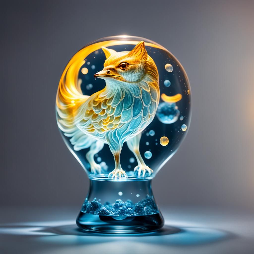 Glass and Water High Priest Figure