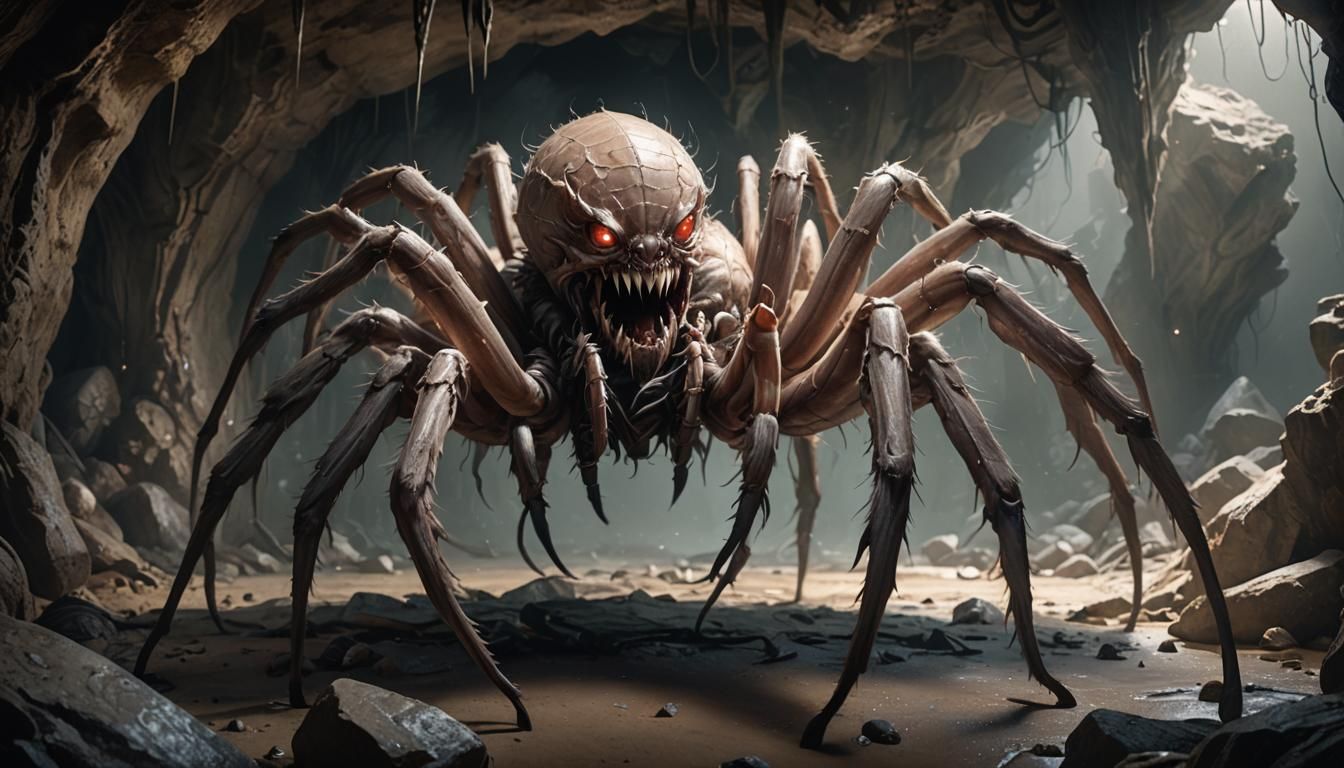 A stunning, ultra-detailed concept art of a pale-skinned, mo...