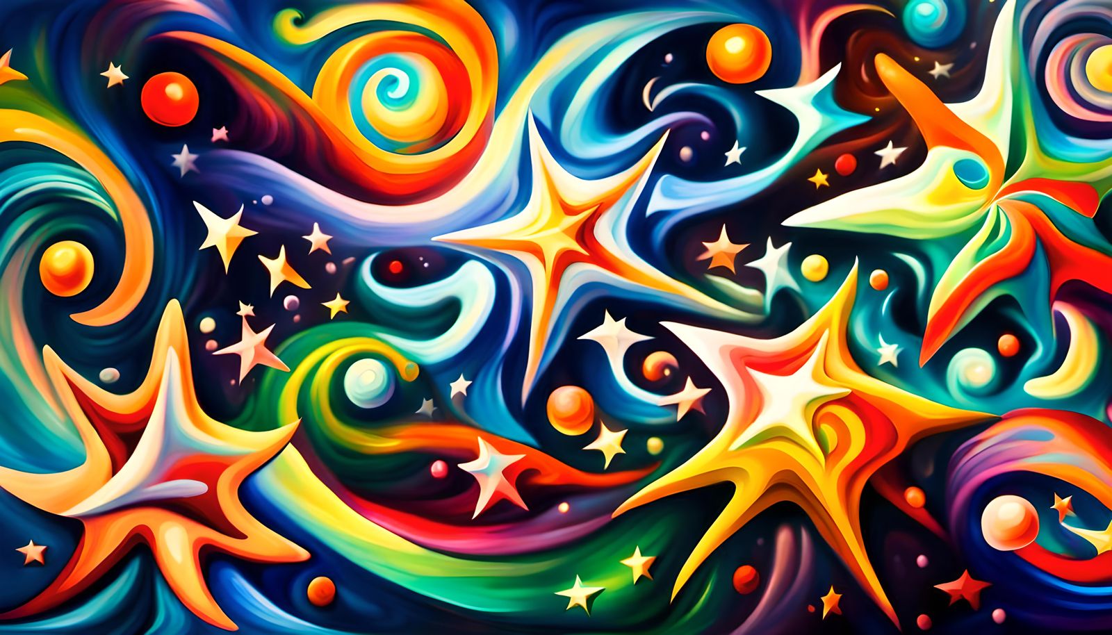 Iridescent Plasma Maelstrom Surrounds Newborn Stars: Impasto...