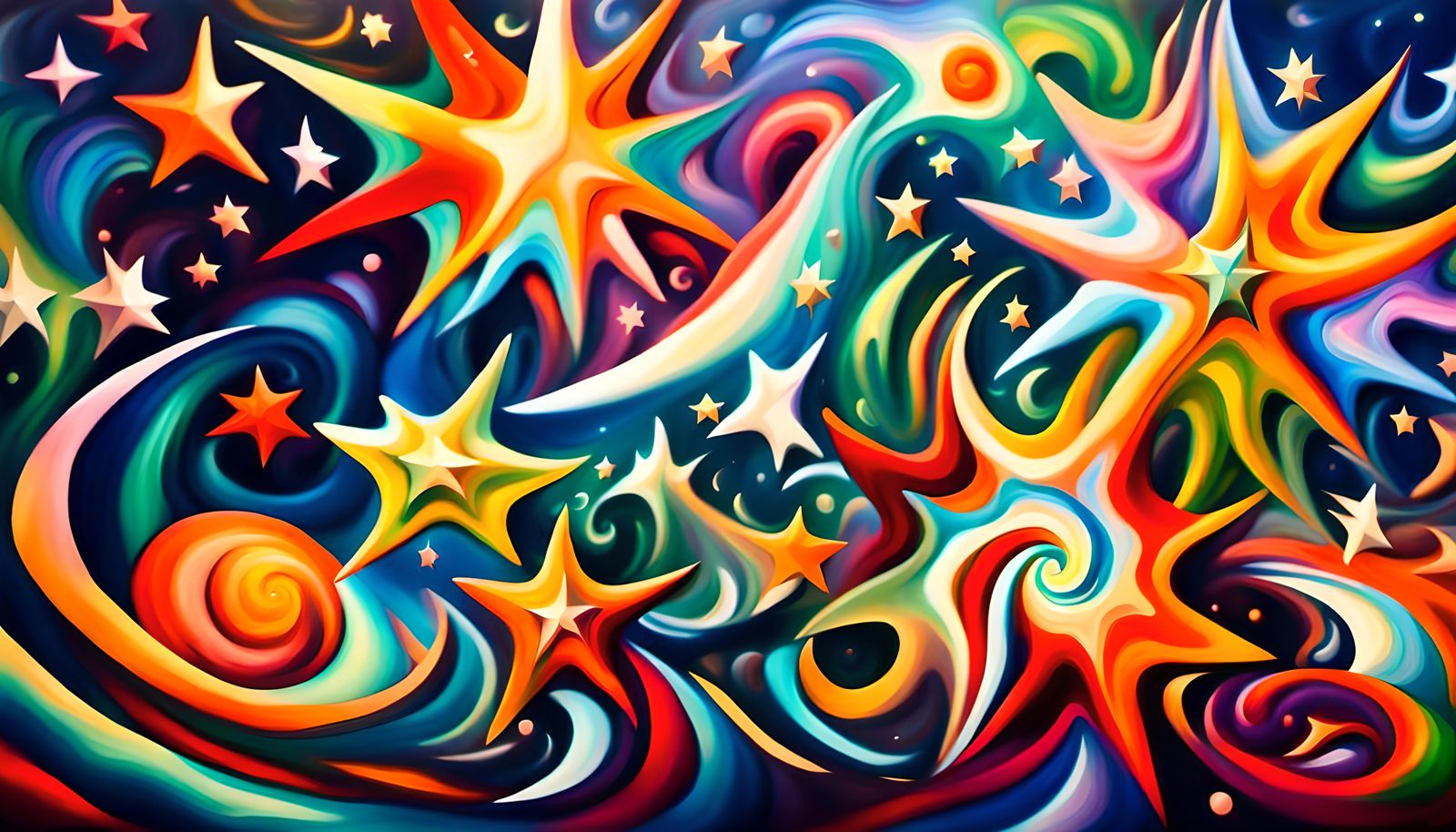 Electromagnetic Starbirth in Iridescent Plasma Maelstrom