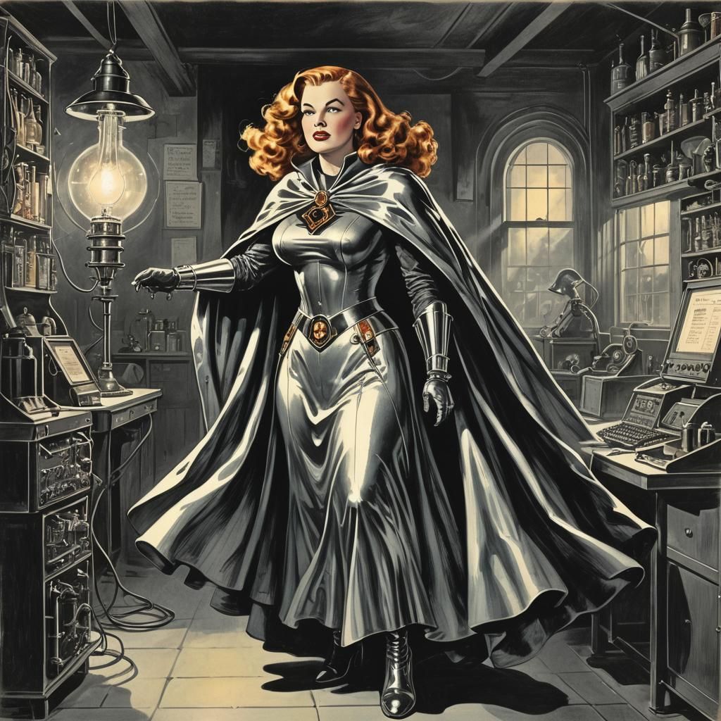 SuperGoddess Materializes in Alchemist's Lab