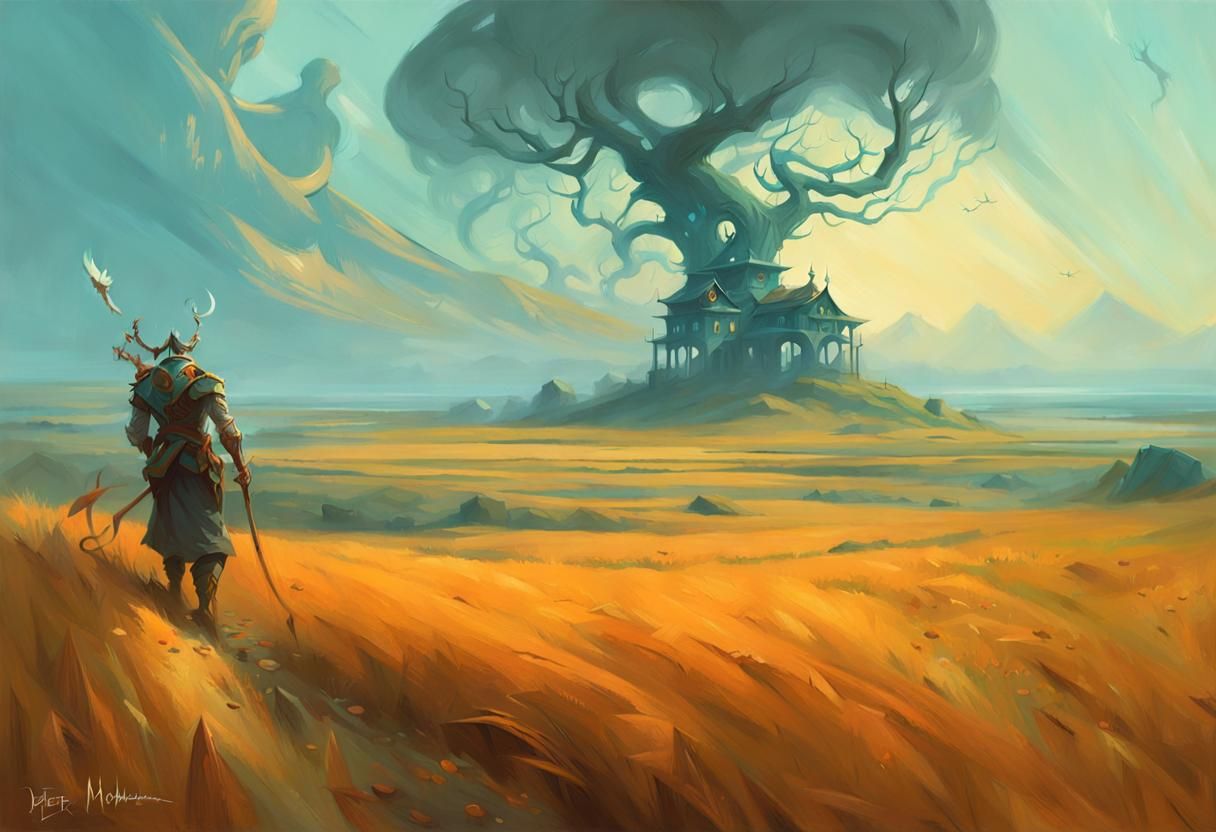 Ethereal Figure in Mohrbacher Style