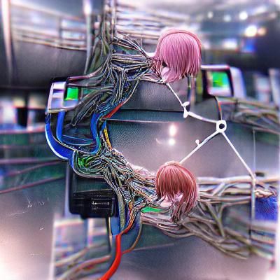 Abstract Image of Interconnected Neural Network