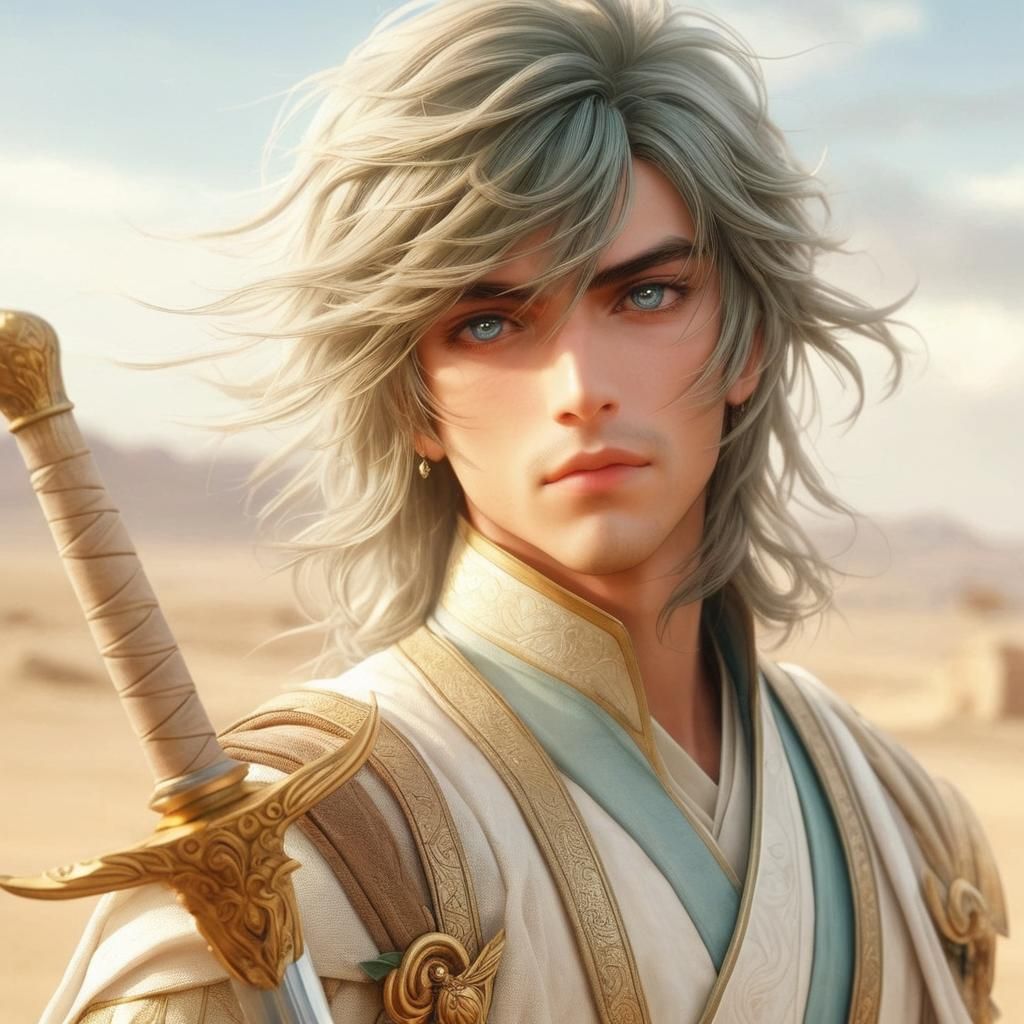 Prince Arslan in a realistic style