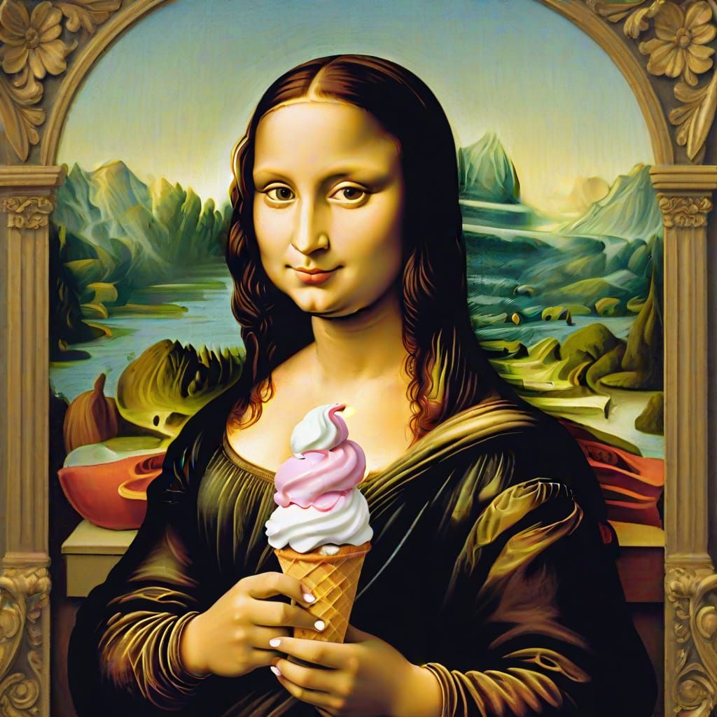 Mona Lisa in Summer Mood