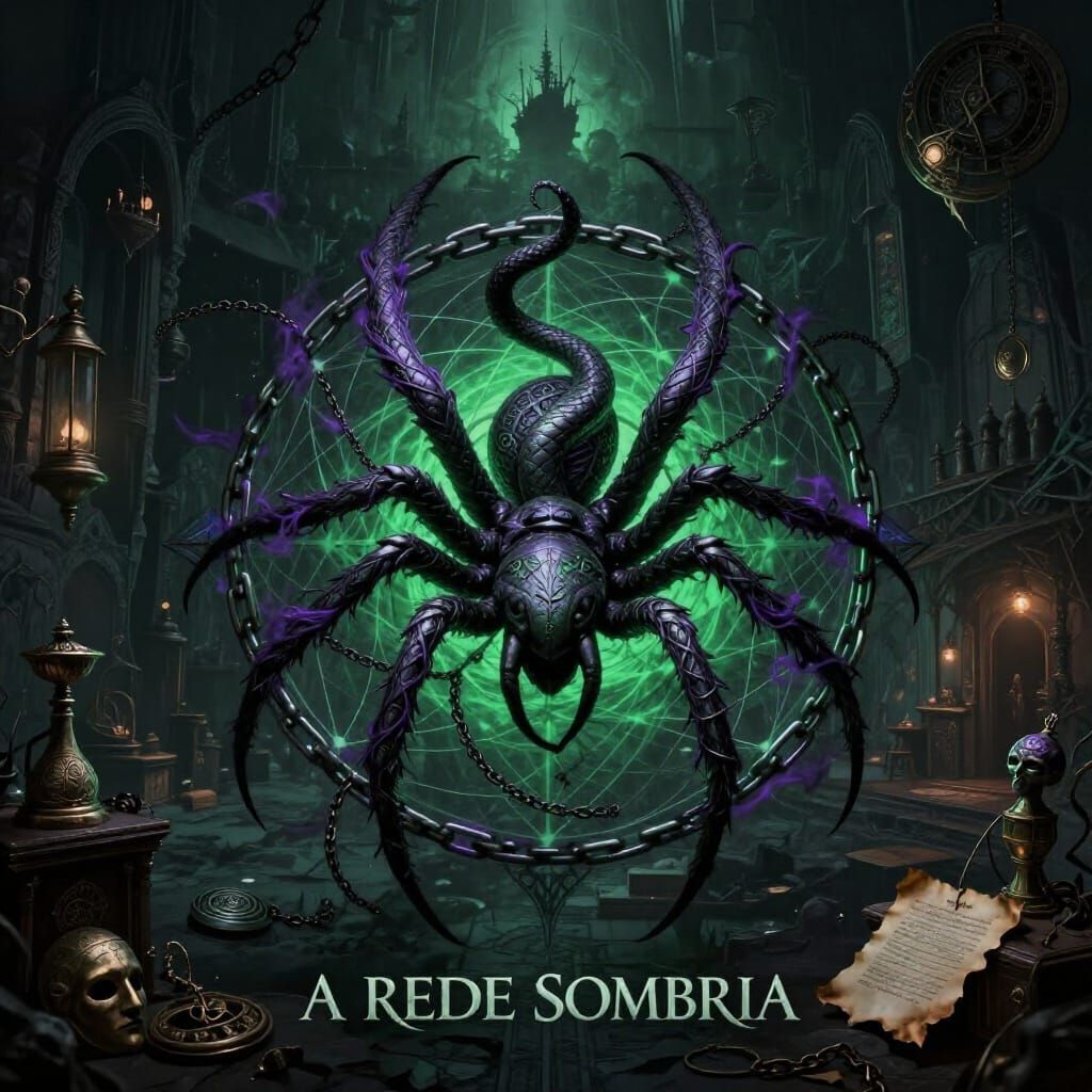 Dark Web Cyberpunk Fantasy Profile Picture