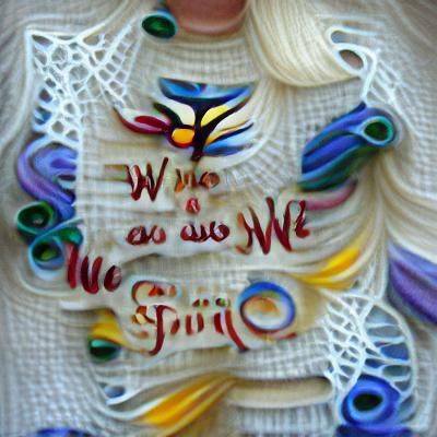 Intricate Quilling Needlepoint Exploring Spirituality and Id...