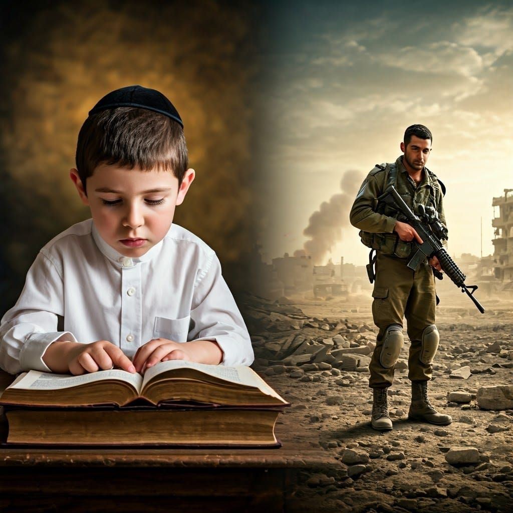 Innocence Amidst Chaos: A Young Haredi Boy Meets the Reality...