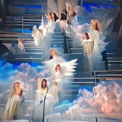 Angelic Choir at Heaven's Gates