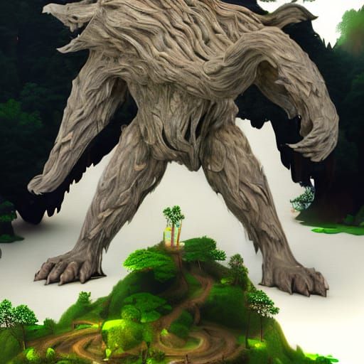 Mystical Iroquois Forest: Epic Digital Matte Painting