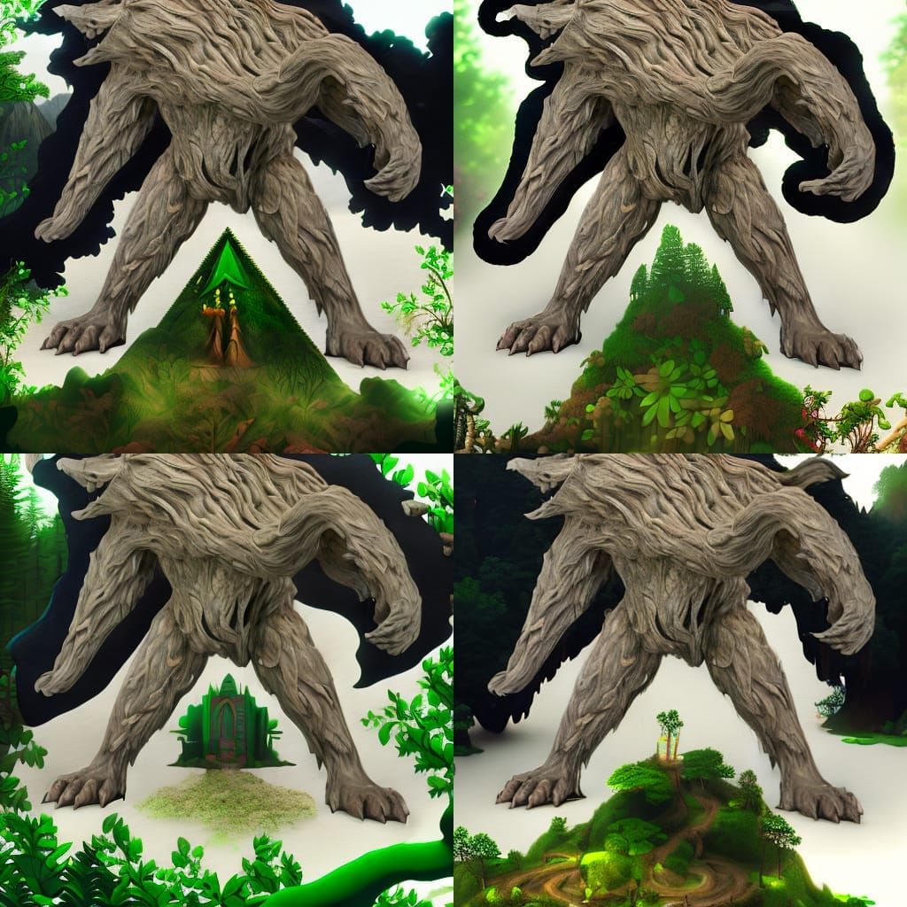 Mystical Iroquois Forest: Epic Digital Matte Painting