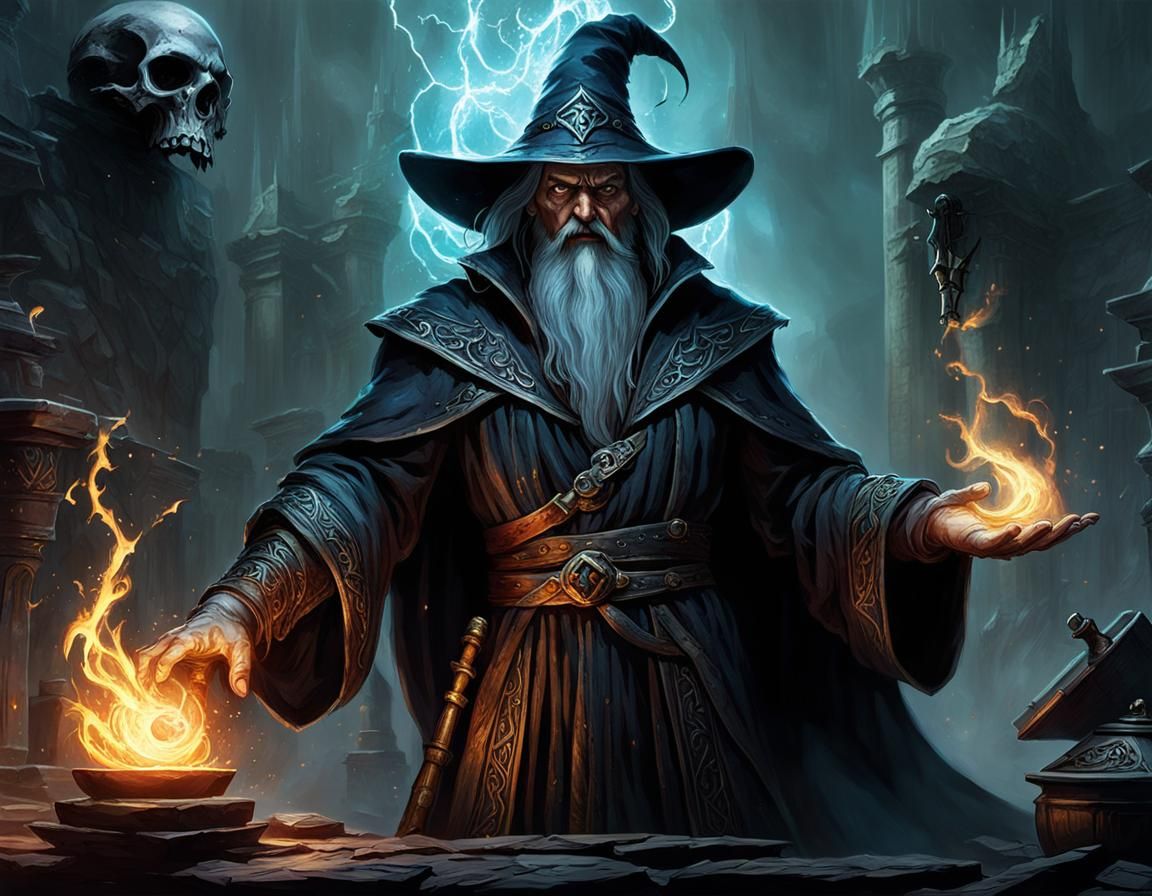 Dark and Mysterious World of Wizards