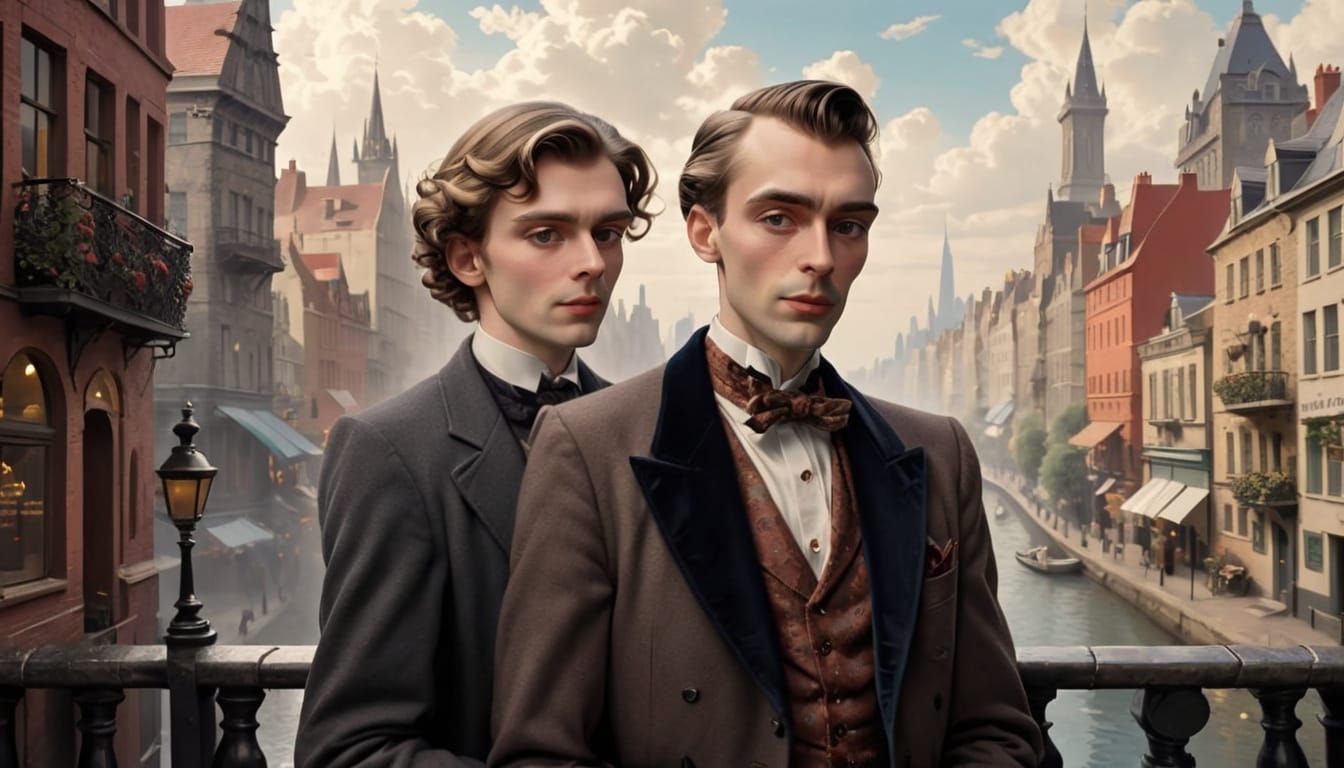 Cityscape Inspired by Modernist Poem