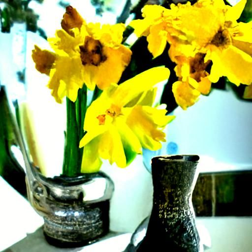 Daffodils in Vase: Hope, Love, and Peace