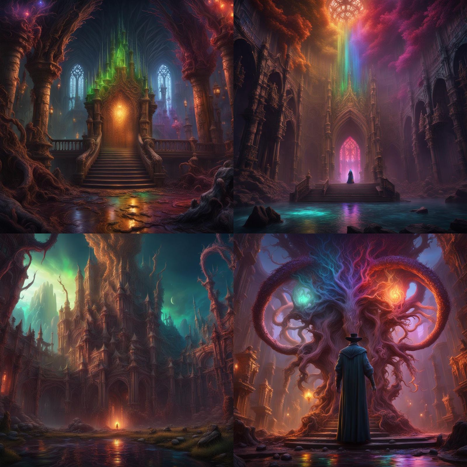 Colorful Eldritch Great One: Fantasy Concept Art