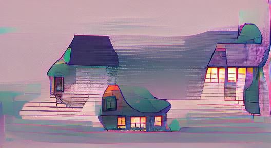 Minimalist Quiet House AI Image