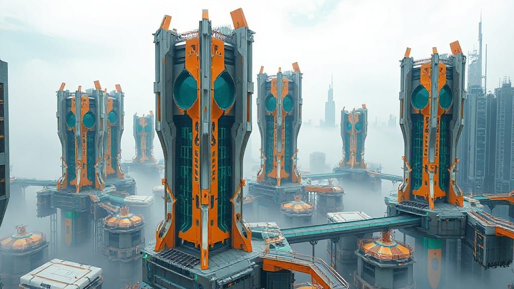 multi-level cyber nano tech city