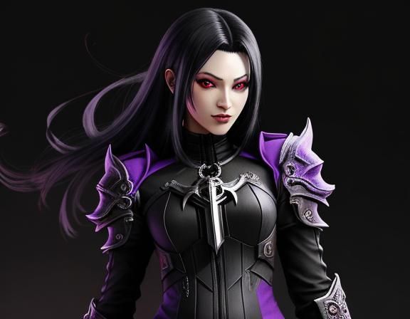 Colorful Portrait of Nyarlathotep in Arkham City