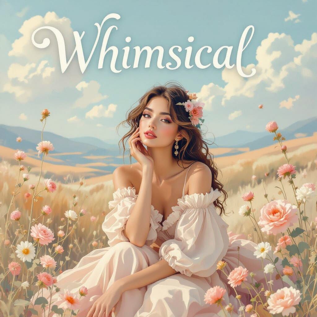 Pastel Dreamscape with Elegant Font