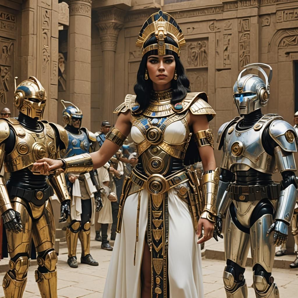 Cleopatra Commands Her Robocops