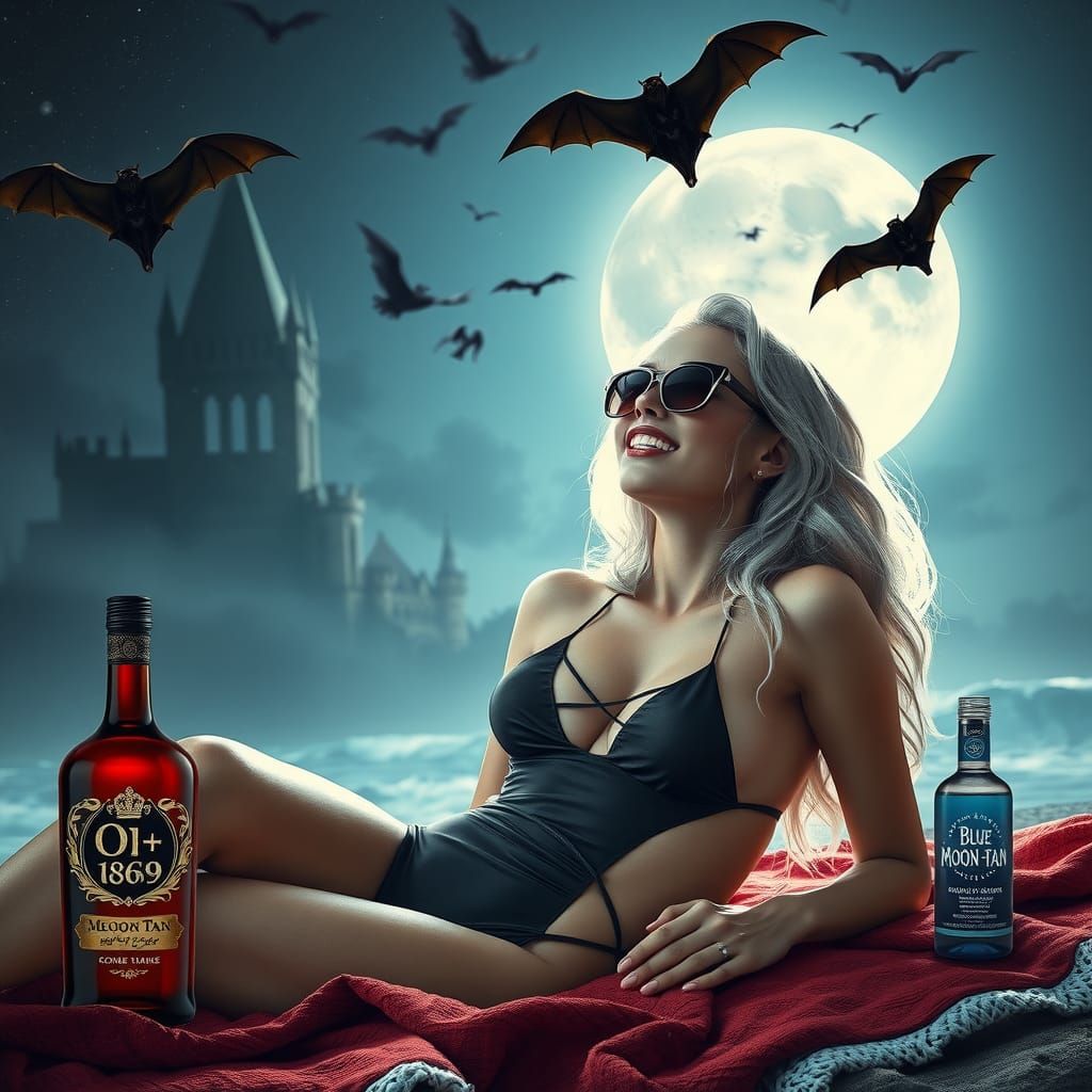 Vampire's Moon Tan at Transylvanian Riviera