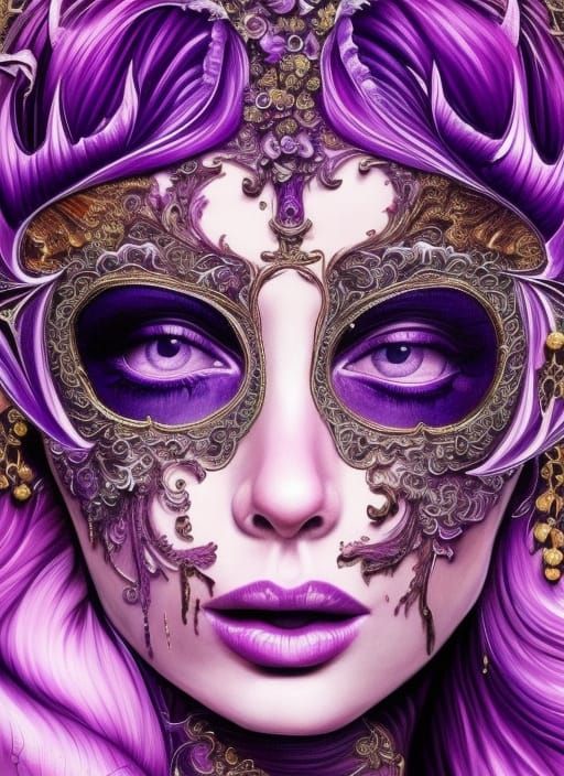 Purple , stunning, Female