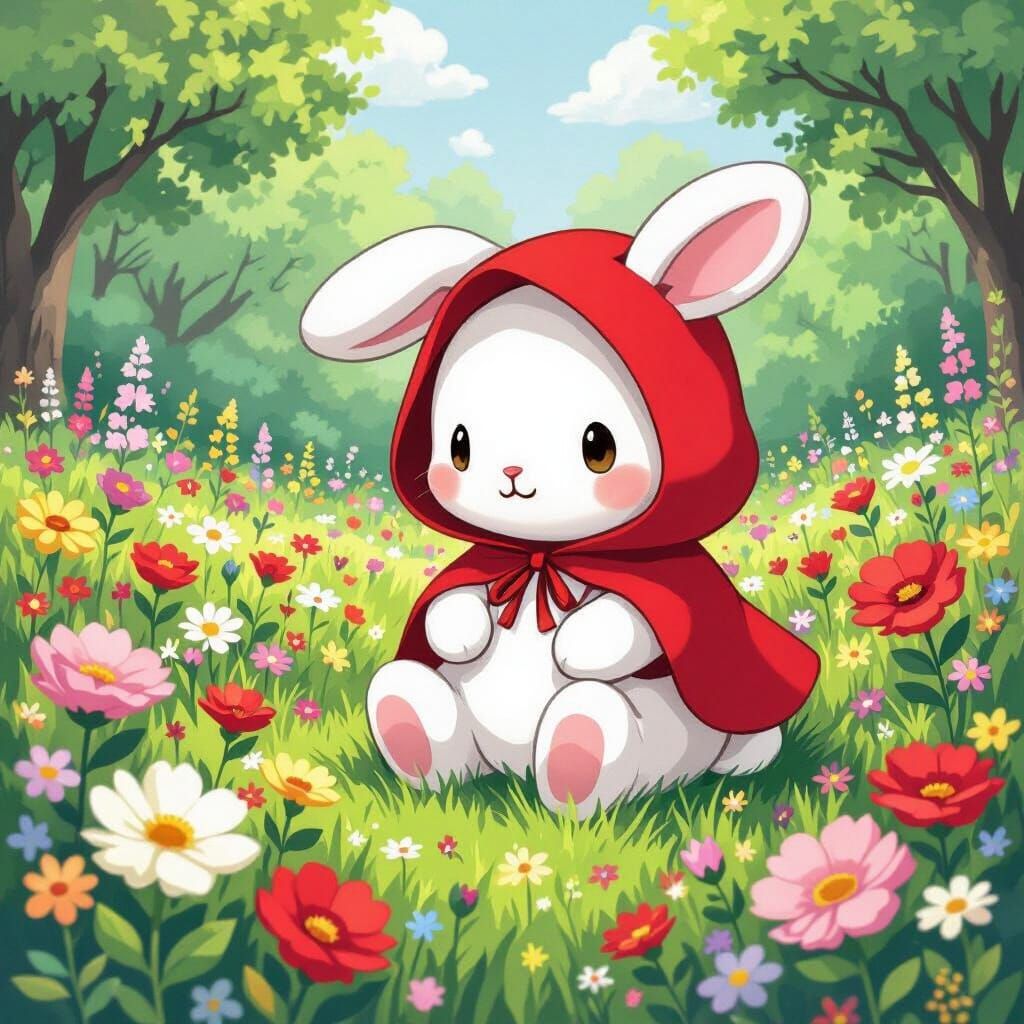 My Melody in a Flower Meadow, Sanrio Style