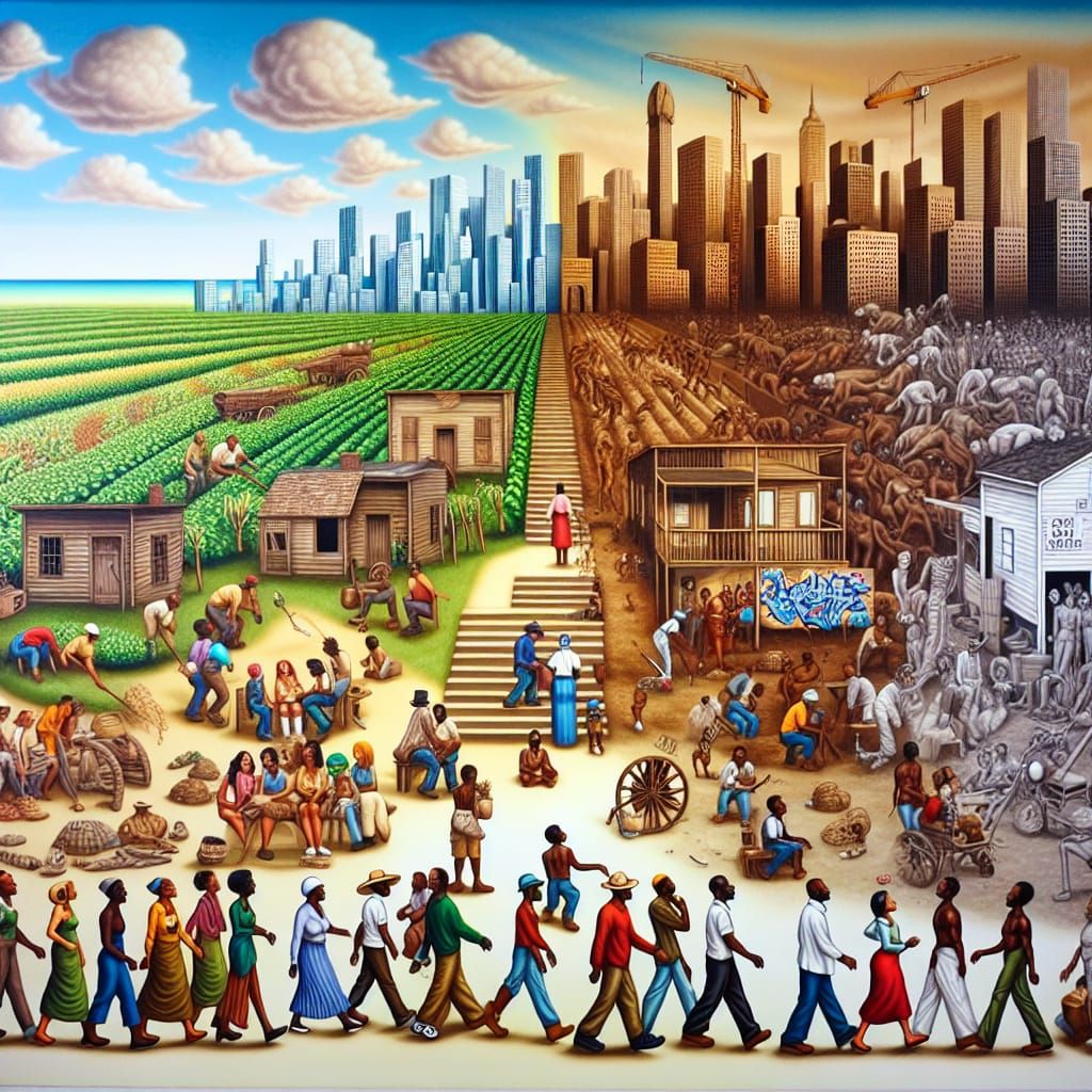 Plantation to Ghetto: A Visual Transformation