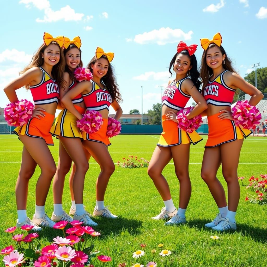 Sunny day cheer squad