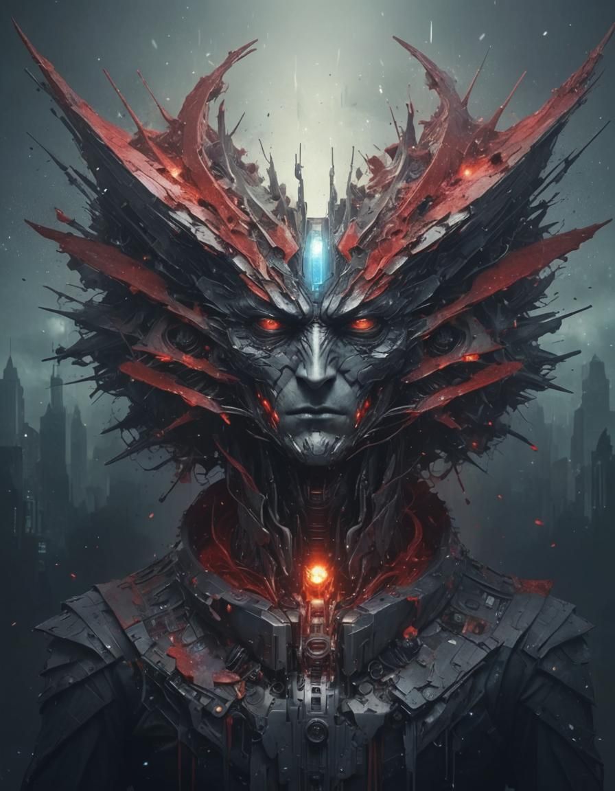 Ravishing Neofuturistic Male Fashion in Maximalist Style