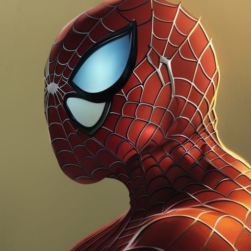 Spider-Man as Monkey: Hyperdetailed Portrait