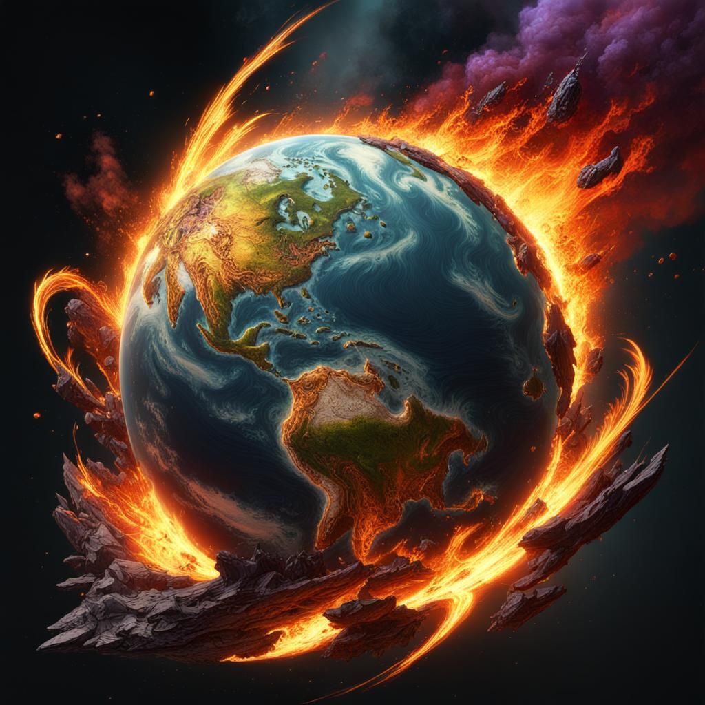 Exploding Earth: A Dark Fantasy Masterpiece